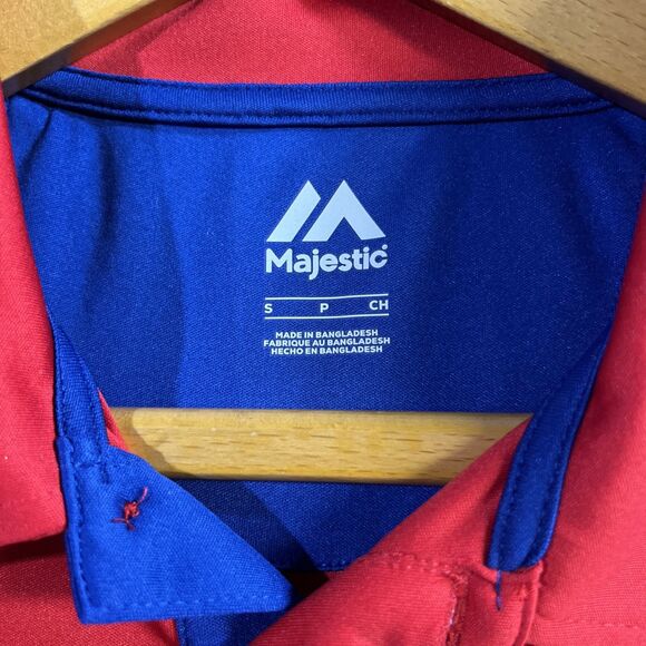 Philadelphia Phillies | Majestic | Red Polo | Mens | Team Shirt‎ | S - Picture 3 of 11